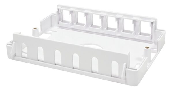 Produktbild MVT 200 163  -  Aufputz-Leergehäuse für 6 oder 12 Keystone Module, weiss